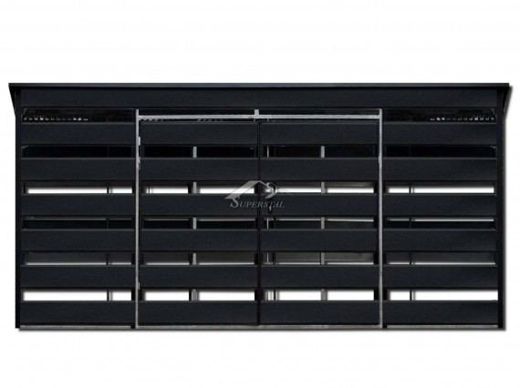 Wiata śmietnikowa 4x3m panel poziomy