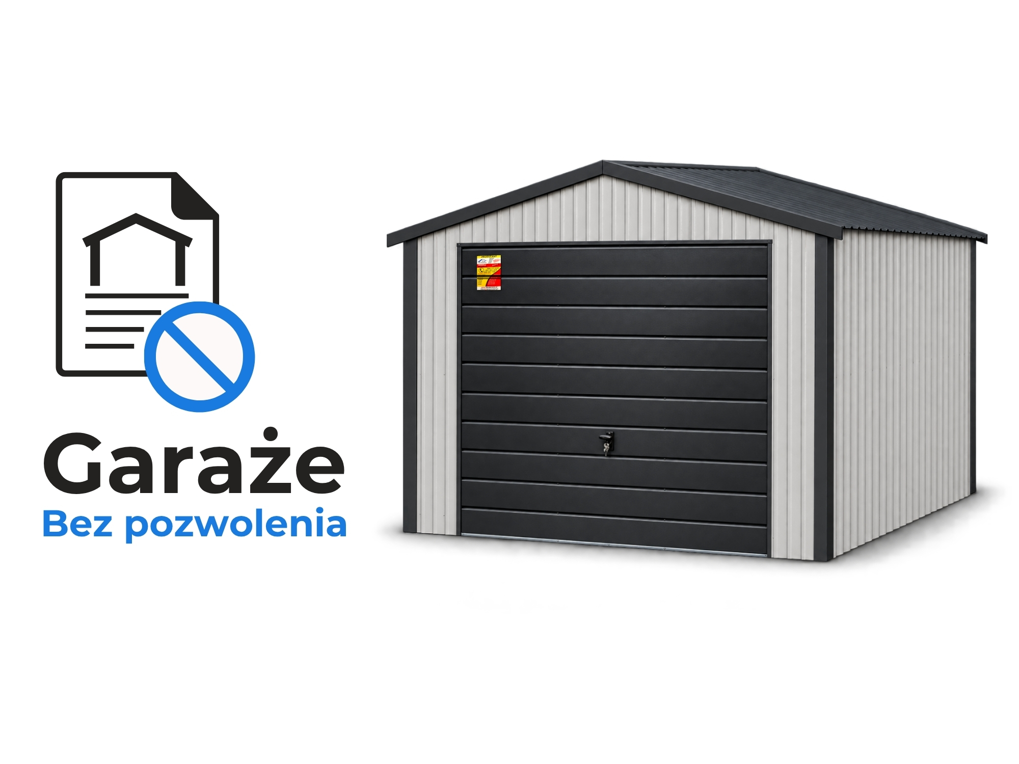 Garaże blaszane bez pozwolenia