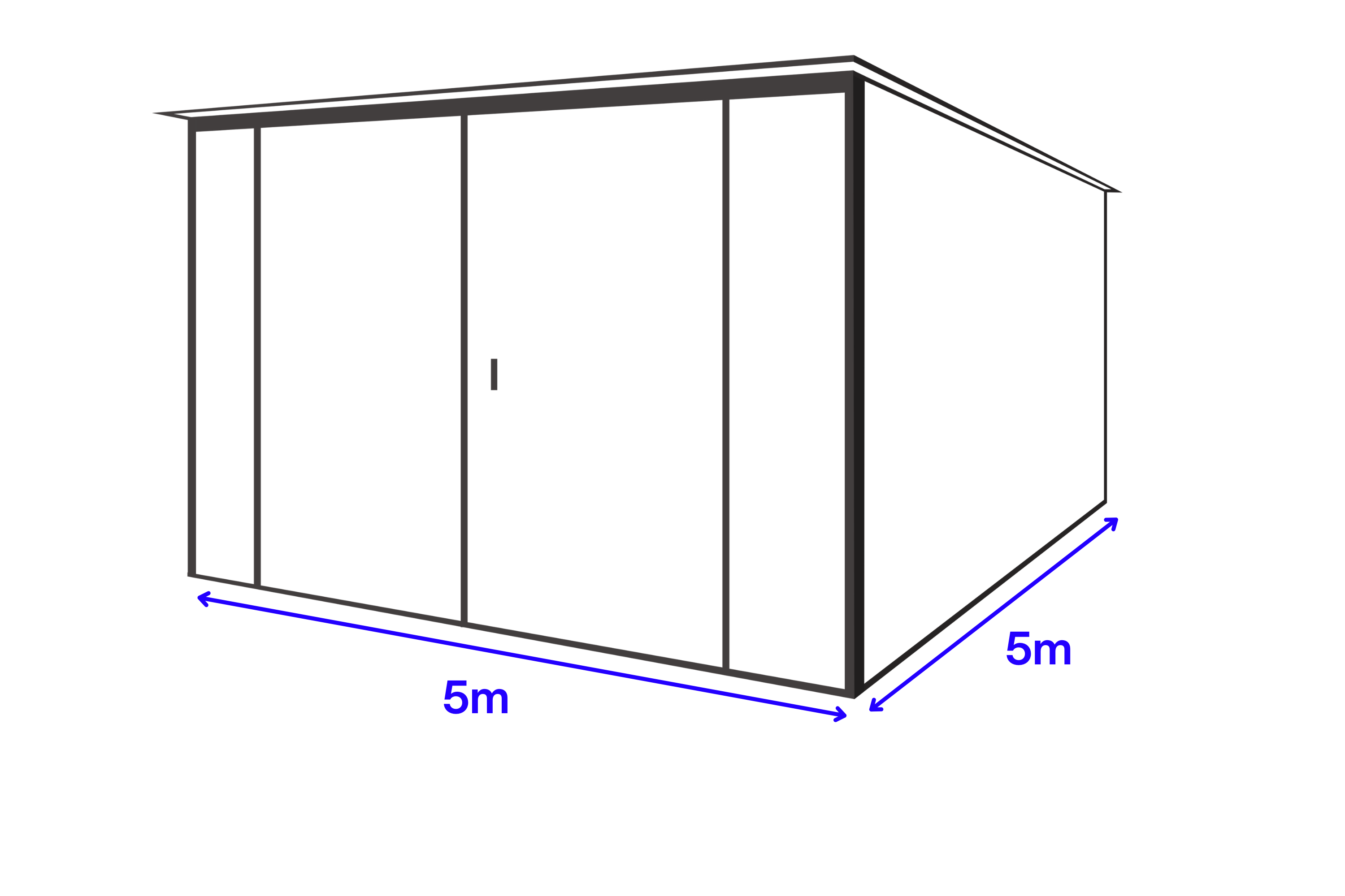 Garaże blaszane 5x5