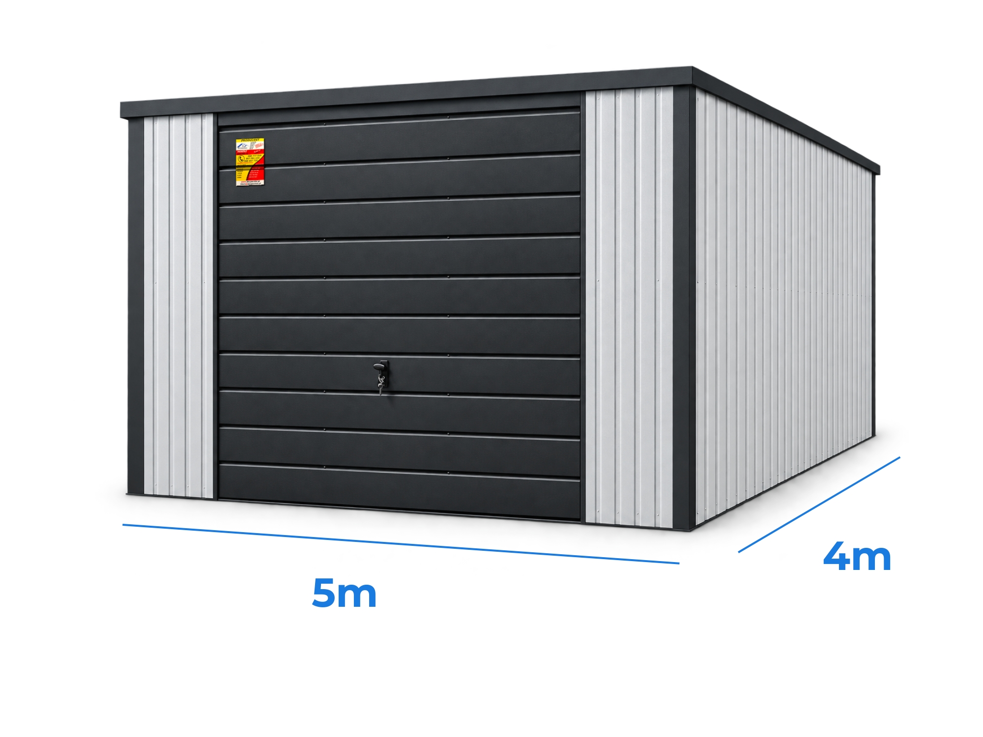 Garaże blaszane 5x4