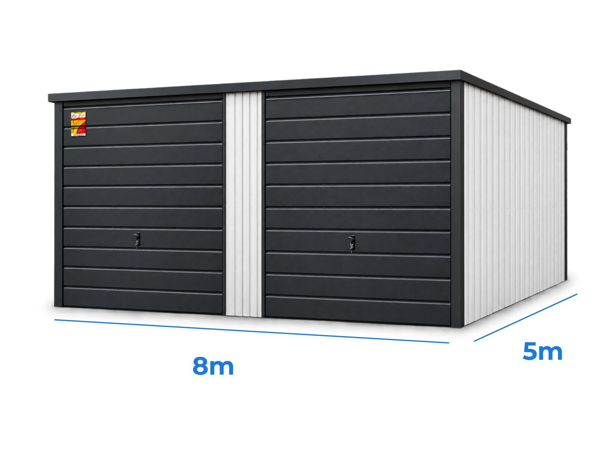 Garaże blaszane 8x5